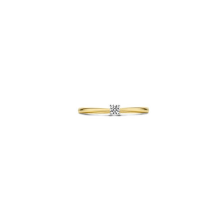 Blush Blush Diamonds Ring 14k bicolor met diamant 1622BDI