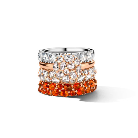 ROOS 1835 ROOS1835 Ring 18k Roségoud met 0.91ct roosdiamant 066R91R18