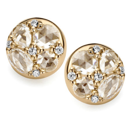 ROOS 1835 ROOS1835 Oorstekers 18k Roségoud met diamant 034E80R18