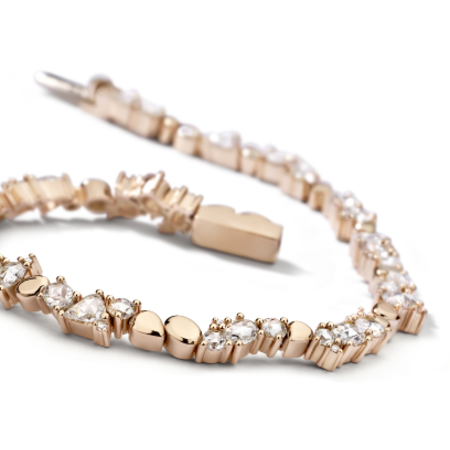 ROOS 1835 ROOS1835 Armband 18k Roségoud met diamant 148B310R18