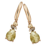 ROOS 1835 ROOS1835 Oorhangers 18k Roségoud met diamant 100EAR18