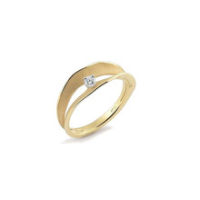 Annamaria Cammilli Annamaria Cammilli Ring  "Dune Assolo" 18k geelgoud met diamant GAN1421U