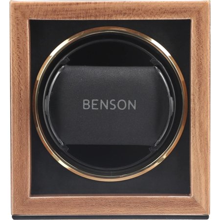 Benson Benson Watchwinder Compact Single 1.WAG Bruin Hout voor 1 Horloge