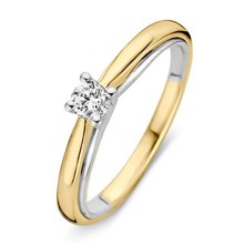 HuisCollectie HuisCollectie Ring 14k Bicolor met diamant 610406