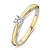 Mrs.Janssen Mrs.Janssen Ring 14k geelgoud solitair met 0.19ct diamant 610406