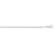 HuisCollectie Huis Collectie Gourmette Collier 14k witgouden 1,4 mm breed en 50 cm lang  610385