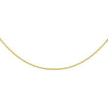 HuisCollectie Huis Collectie Gourmette Collier 14k geelgouden 1,3 mm breed en 60 cm lang  23814