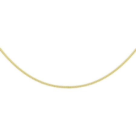 HuisCollectie Huis Collectie Gourmette Collier 14k geelgouden 1,3 mm breed en 60 cm lang  23814