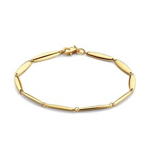 Mrs.Janssen Mrs.Janssen Armband 14k geelgoud  ovale schakels 19cm 610433