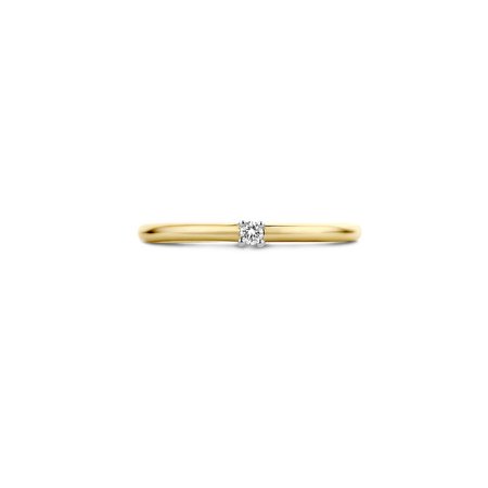 Blush BLUSH Diamonds Ring 14k geelgoud met 0,03ct diamant 1600BDI