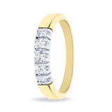 R&C R&C Ring Carole 14k Geelgoud met 0.35ct diamant RIN1707-5-PW