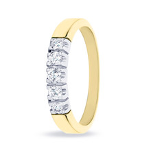 R&C R&C Ring Carole 14k Geelgoud met 0.34ct diamant RIN1707-5-PW