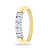 R&C R&C Ring Carole 14k Geelgoud met 0.34ct diamant RIN1707-5-PW