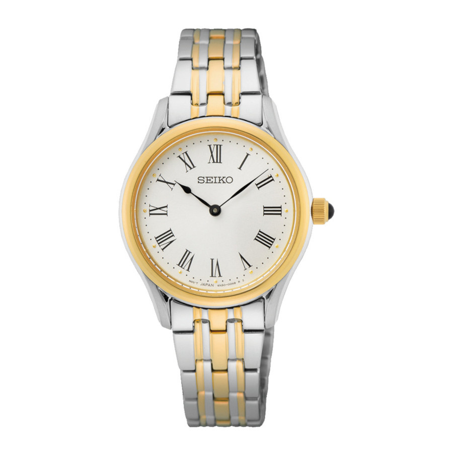 Op de grond verhaal 鍔 Seiko dames Horloge bicolor Saffierglas 29mm SWR070P1 - Juwelier van der  Weerd - Janssen Zeist