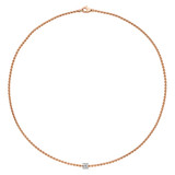Fope FOPE Collier Aria 18k Roségoud met diamant 890C BBR R