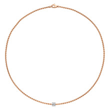 Fope FOPE Collier Aria 18k Roségoud met diamant 890C BBR R