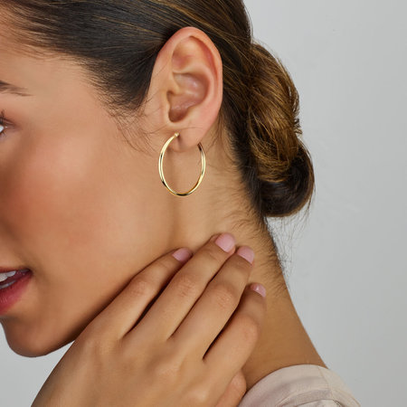 Mrs.Janssen Mrs.Janssen Creolen 14k geelgoud 34x2.5mm 610661