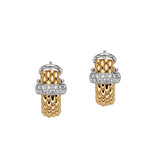 Fope FOPE Creolen Vendôme 18k Bicolor met diamant 56002OX_BB_G_XBX_000