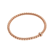 Fope FOPE Armband Flex-it Eka 18k Roségoud met diamant 01M01BX_BB_R_XRX_00M