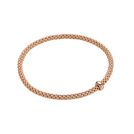 Fope FOPE Armband Flex-it Prima 18k Roségoud met diamant 01M08BX_BB_R_XRX_00M