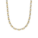 HuisCollectie HuisCollectie Collier 14k bicolor goud fantasie schakel 5.5 mm  45 cm 610592