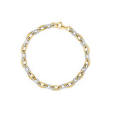 HuisCollectie HuisCollectie Armband 14k Bicolor goud 5.5 mm  19 cm - 610595