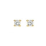 Blush Blush Diamonds Oorknoppen 14k geelgoud met 0.12ct diamant 7601YDI