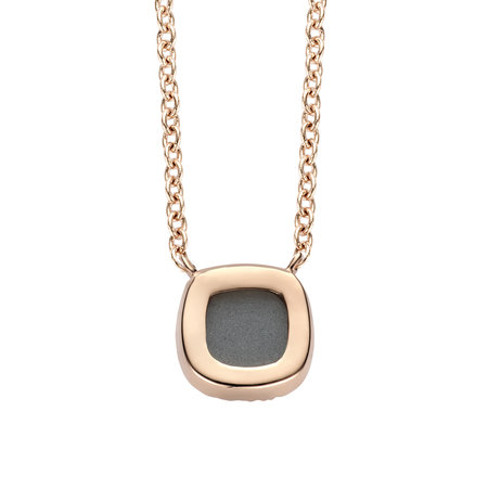 Tirisi Tirisi Milano Mini Sweeties Collier 18k Roségoud met Hematiet en diamant TP9152HMP