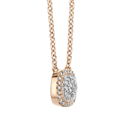 Tirisi TIRISI Collier Milano Sweeties 18k Roségoud met diamant TP9154D(2P)