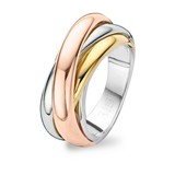 Tirisi Moda TIRISI Ring Amsterdam Due18k Tricolor goud TR9406F(3T)