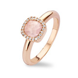 Tirisi Moda Tirisi Milano Mini Sweeties Ring 18k Roségoud met Rosekwarts en diamant TR9624PQP