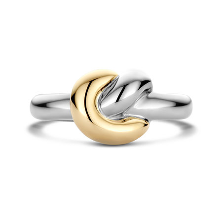 Tirisi Moda TIRISI Moda Ring Back to Nature Zilver met 18k Geelgoud TM1110(2T)