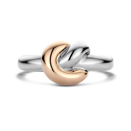 Tirisi Moda TIRISI Moda Ring Back to Nature Zilver met 18k Roségoud TM1110(2P)