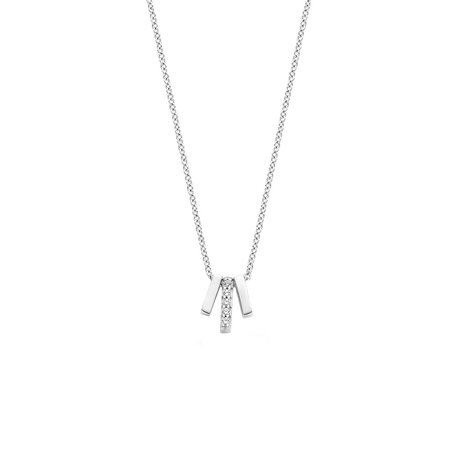 Blush Blush Collier 14k witgoud met zirkonia 3122WZI