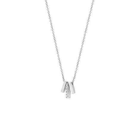 Blush Blush Collier 14k witgoud met zirkonia 3122WZI