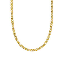 HuisCollectie HuisCollectie  Collier 14k geelgoud gourmet 4mm 50cm 611014