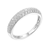 HuisCollectie HuisCollectie Ring 14k witgoud met 0.70ct diamant 24697