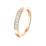 HuisCollectie HuisCollectie Ring 14k Roségoud met 0.04ct Diamant 25861