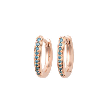 Bron BRON Creolen Lux 18k Roségoud met diamant 7OR477913IBR