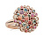 Bron BRON Ring Confetti 18k Rosegoud met diamant en saffieren 8RR4906BRXMK