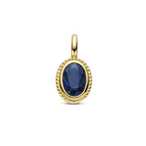 HuisCollectie Mrs.Janssen Hanger 14k Geelgoud met blauw saffier 611057