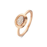 ROOS 1835 Roos Moondrops Ring 14k Roségoud met diamant M063R12R18