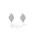 HuisCollectie Huiscollectie Oorstekers 14k witgoud met diamant 0.23GSI 611170