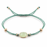 AL CORO AL CORO Armband Amici 18k Roségoud met Prehniet NB596GRPR