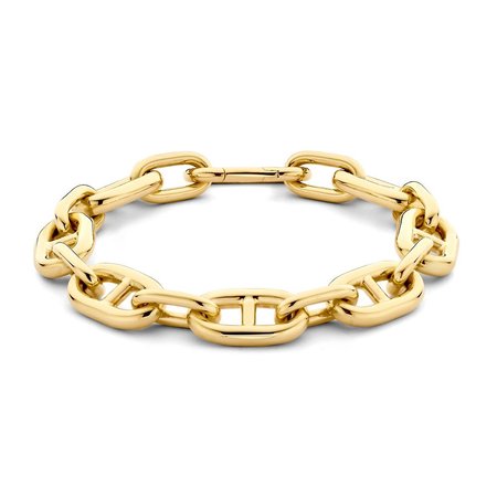 HuisCollectie HuisCollectie Armband 14k Geelgoud ovale schakels 611336