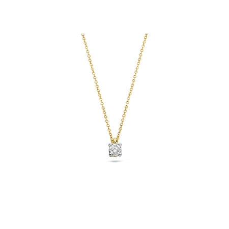 Blush Blush Diamonds Collier 14k bicolor met diamant 3611YDI