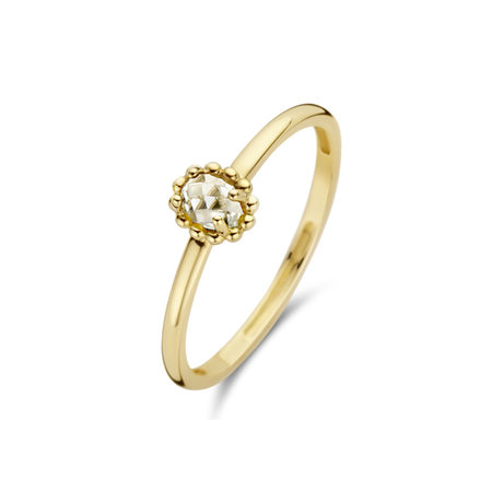 Blush Blush Ring 14k geelgoud met Topaas 1227YWT