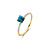 Blush BLUSH Diamonds Ring 14k Geelgoud met diamant en London Blue Topaas - 1638YDL