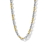 HuisCollectie HuisCollectie Collier 14k bicolor goud fantasie schakel 4 mm  45 cm 610589