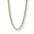 HuisCollectie HuisCollectie Collier 14k bicolor goud fantasie schakel 4 mm  45 cm 610589